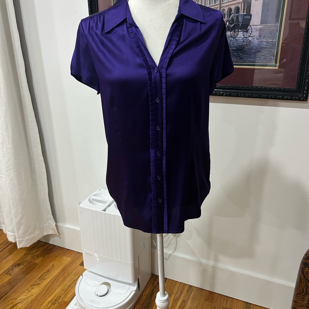 Semantiks Deep Purple Button Down Shirt
